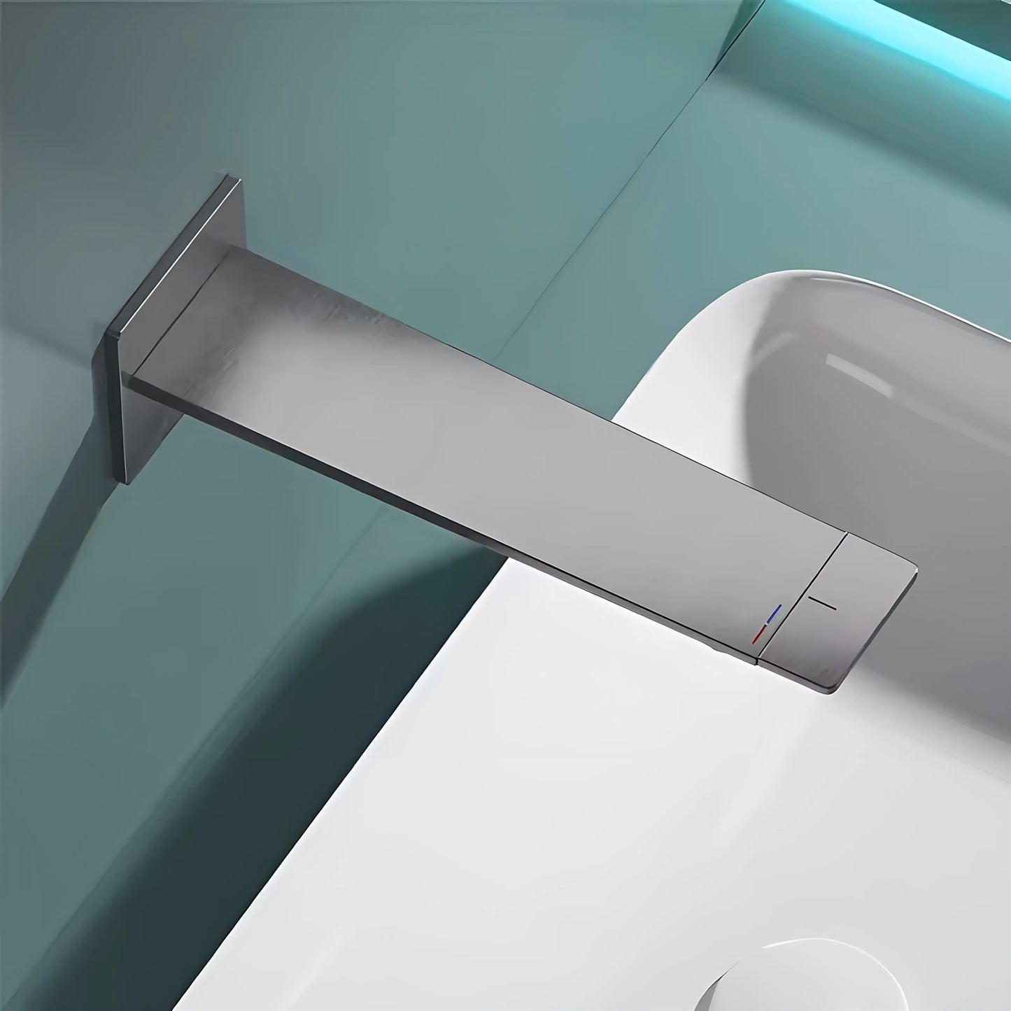 Fontana Campillos Single Lever Handle Wall Mounted Chrome Faucet