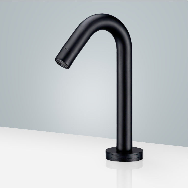 Fontana Carpi Motion Sensor Dark Oil Rubbed Bronze Faucet With Automatic Liquid Foam Soap Dispenser