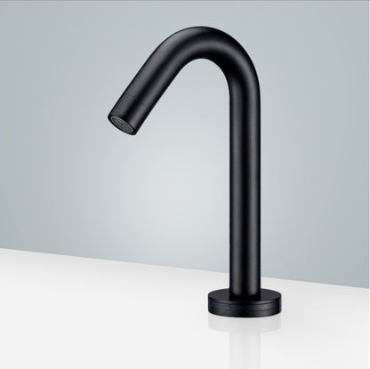 Fontana Carpi Motion Sensor Dark Oil Rubbed Bronze Faucet With Automatic Liquid Foam Soap Dispenser