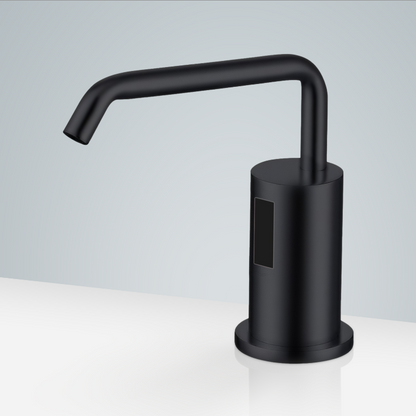 Fontana Carpi Motion Sensor Dark Oil Rubbed Bronze Faucet With Automatic Liquid Foam Soap Dispenser