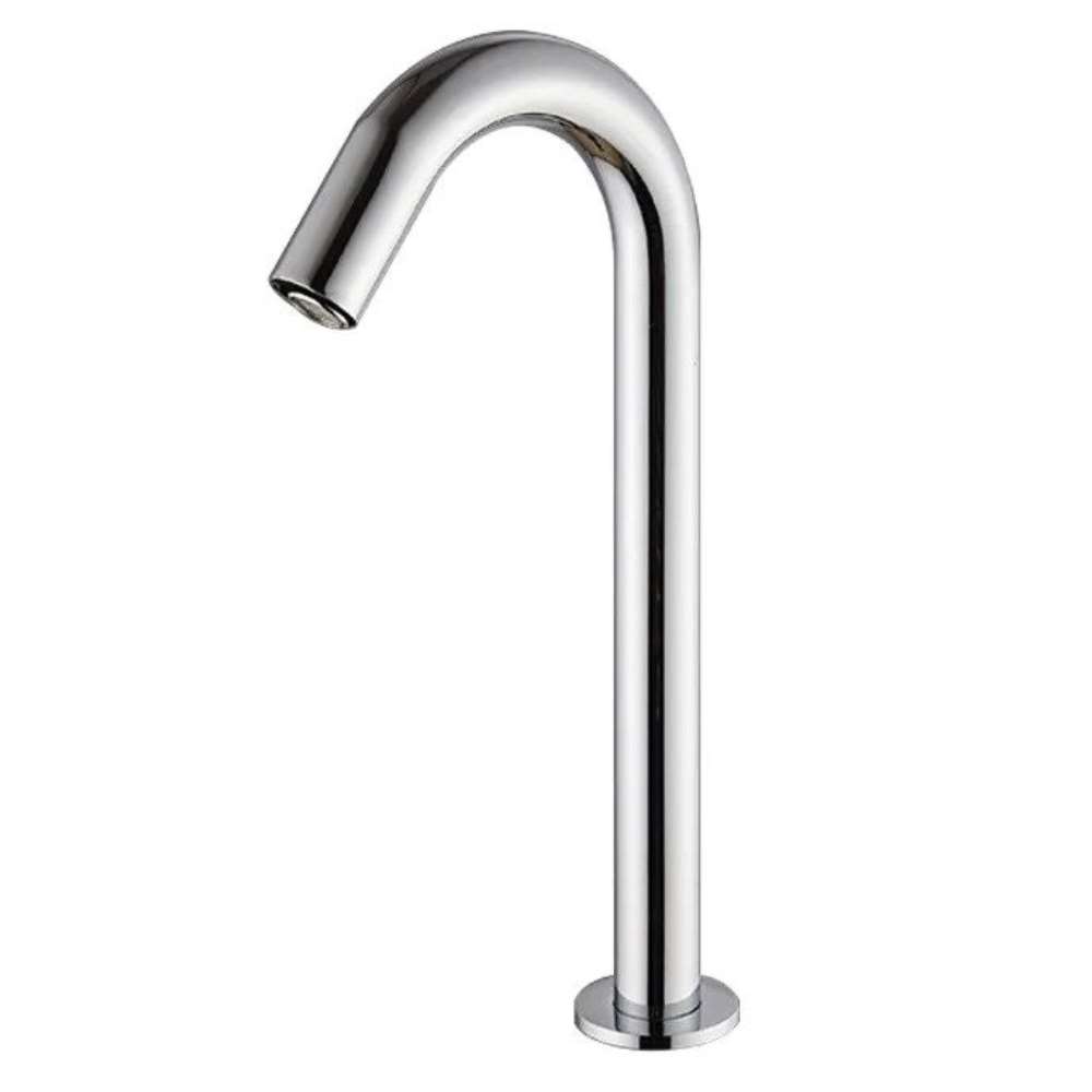 Fontana Carpi Touchless Motion Sensor Chrome Faucet and Automatic Deck Mount Soap Dispenser