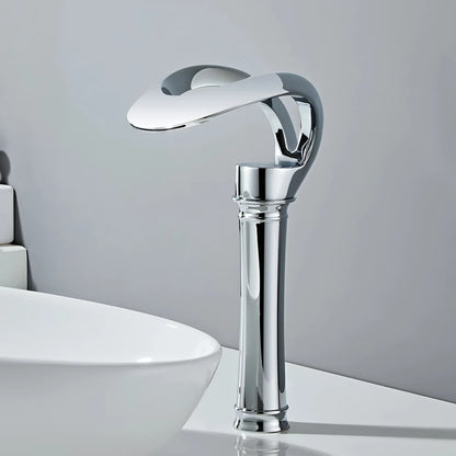 Fontana Castres 1.2 GPM Touchless Waterfall Vessel Chrome Faucet