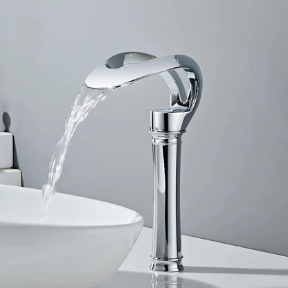 Fontana Castres 1.2 GPM Touchless Waterfall Vessel Chrome Faucet