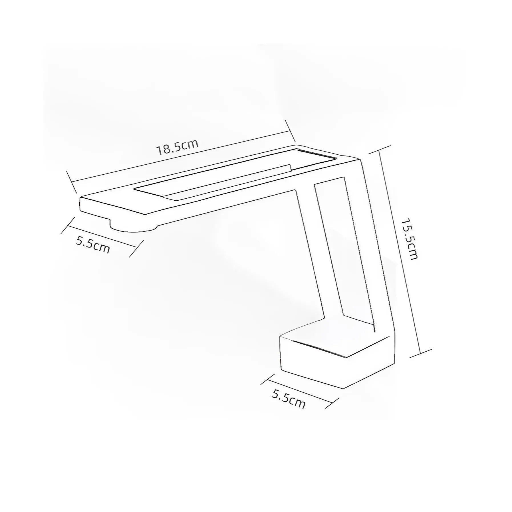 Fontana Chatillon Touchless Black Brass Basin Faucet