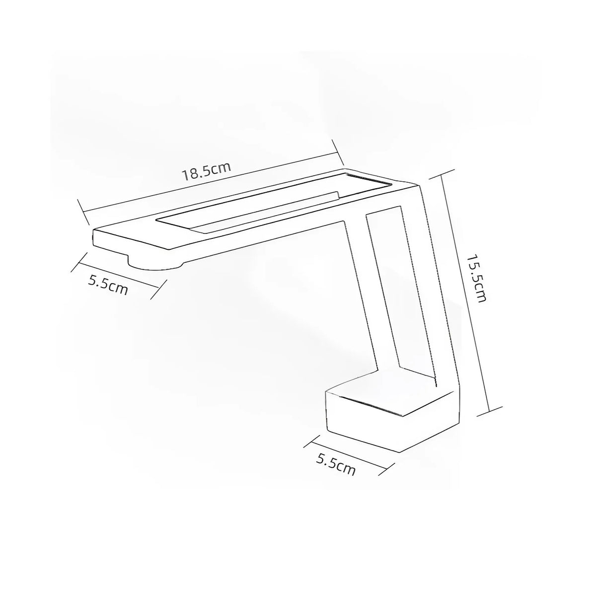 Fontana Chatillon Touchless Black Brass Basin Faucet