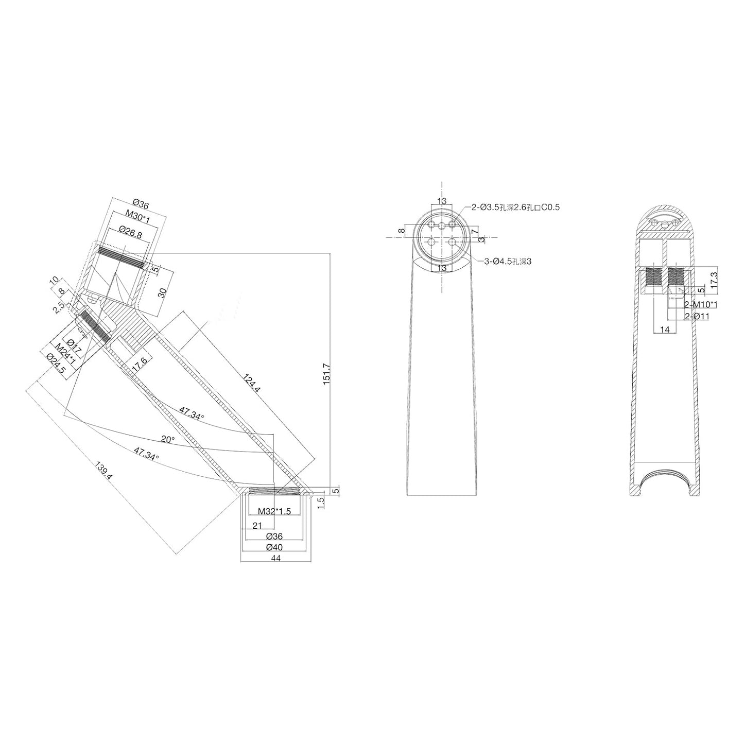 Fontana Chiari Single Handle Deck Mounted Gun Metal Gray Faucet