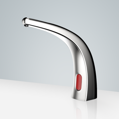 Fontana Cholet High Quality Motion Sensor Chrome Faucet and Automatic Liquid Soap Dispenser