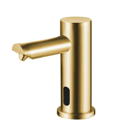 Fontana Commercial Automatic Dual Touchless Sensor Brushed Gold Faucet and Soap Dispenser