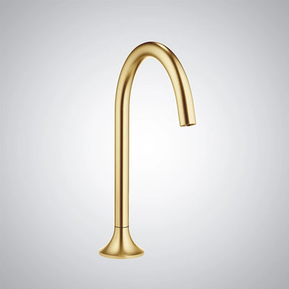 Fontana Corte Single Hole Touchless Brass Brushed Gold Faucet