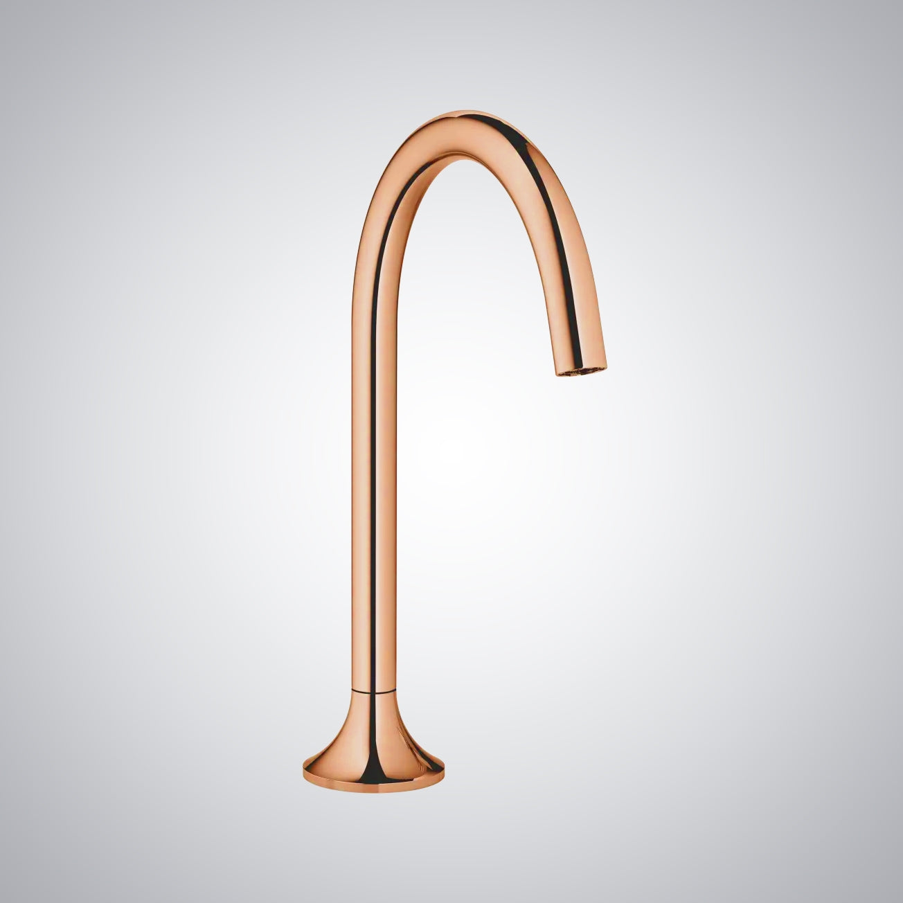 Fontana Corte Single Hole Touchless Brass Rose Gold Faucet