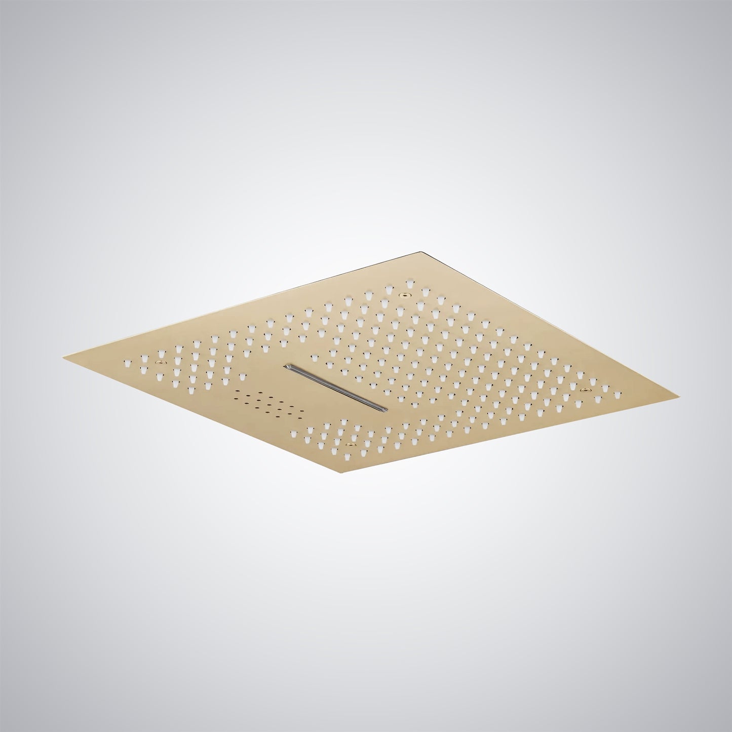 Fontana Cuenca 2.5 GPM Multifunctional LED Music Champagne Ceiling Mounted Shower Head