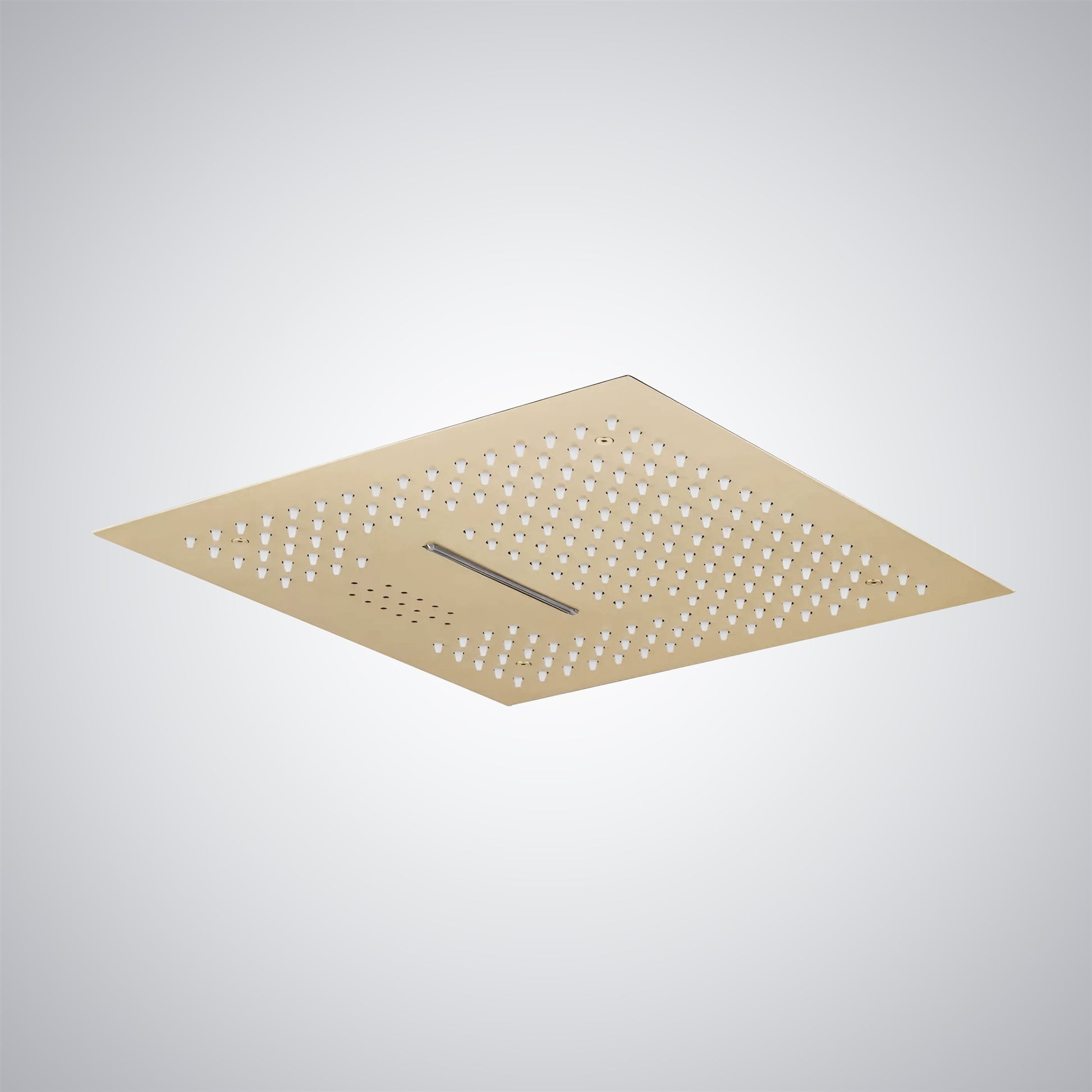 Fontana Cuenca 2.5 GPM Multifunctional LED Music Champagne Ceiling Mounted Shower Head