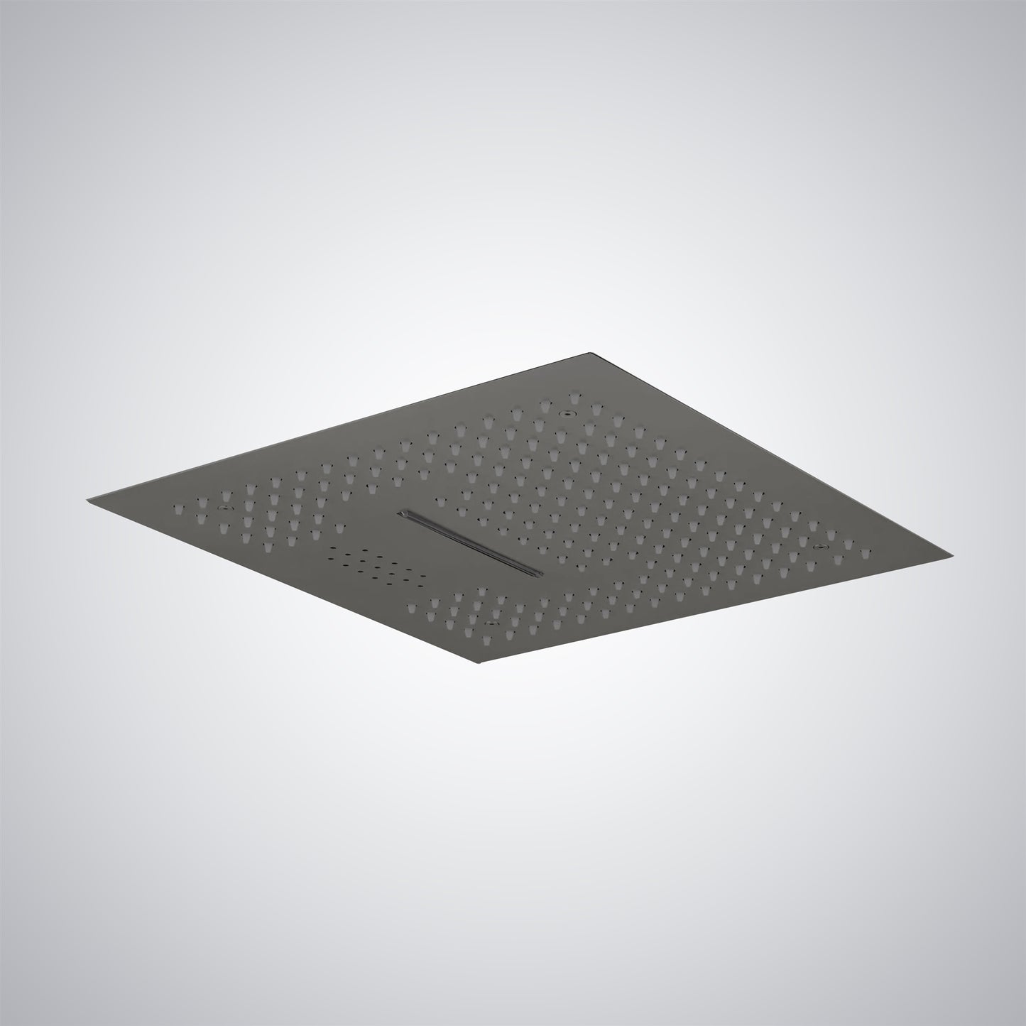 Fontana Cuenca 2.5 GPM Multifunctional LED Music Gun Metal Gray Ceiling Mounted Shower Head