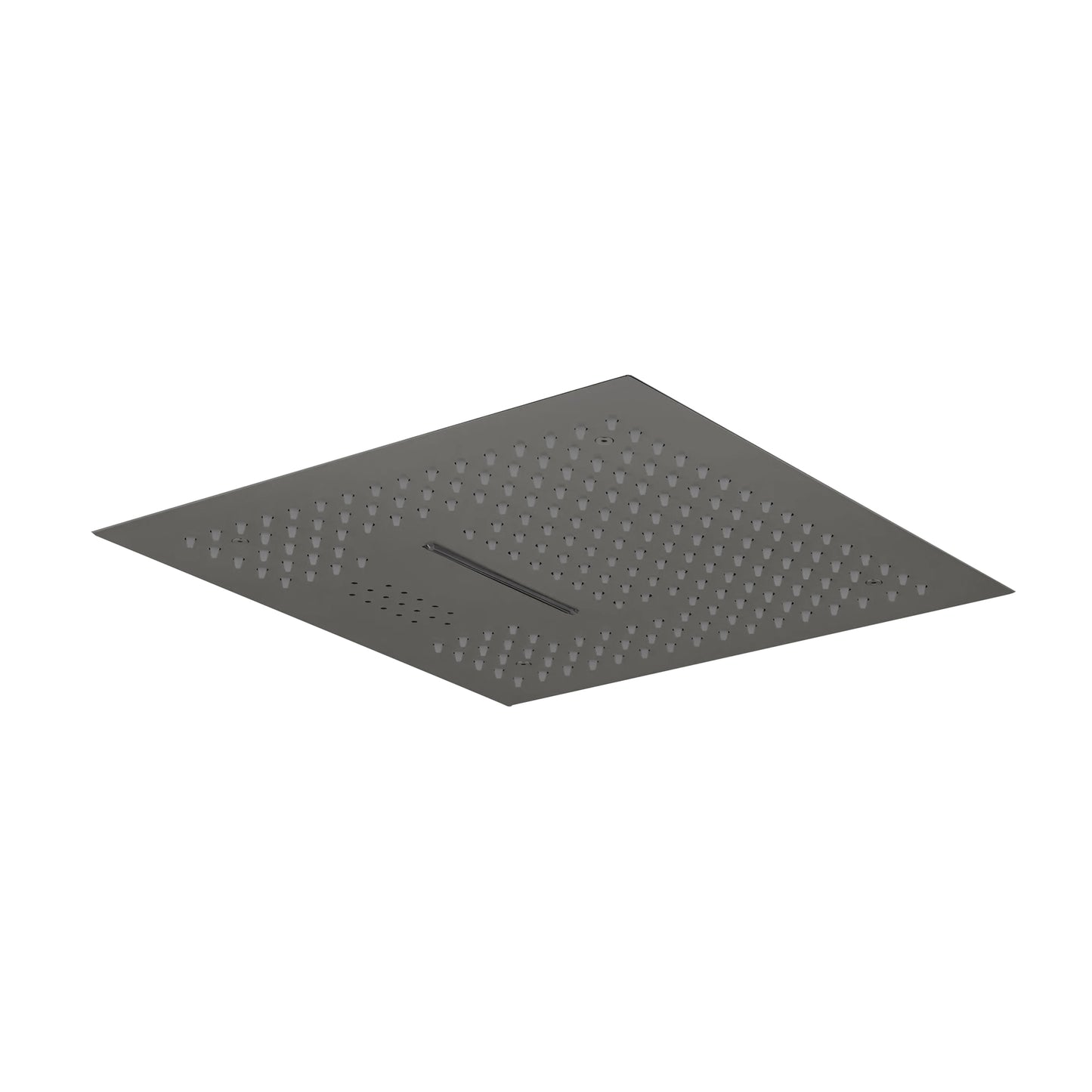 Fontana Cuenca 2.5 GPM Multifunctional LED Music Gun Metal Gray Ceiling Mounted Shower Head