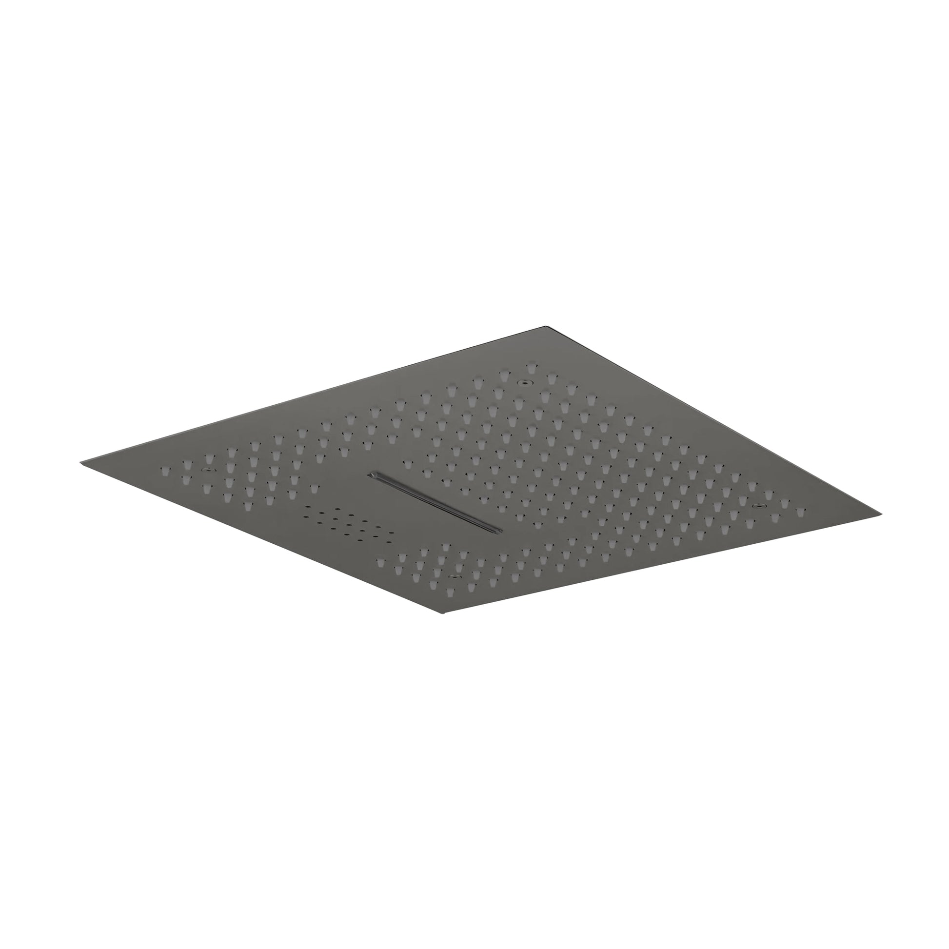 Fontana Cuenca 2.5 GPM Multifunctional LED Music Gun Metal Gray Ceiling Mounted Shower Head