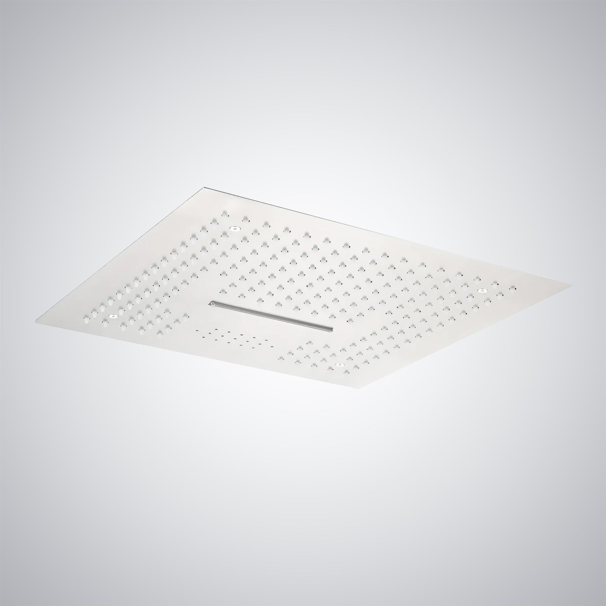 Fontana Cuenca 2.5 GPM Multifunctional LED Music Matte White Ceiling Mounted Shower Head