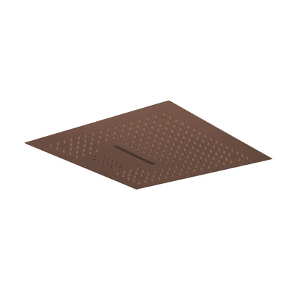 Fontana Cuenca 2.5 GPM Multifunctional LED Music Oil Rubbed Bronze Ceiling Mounted Shower Head