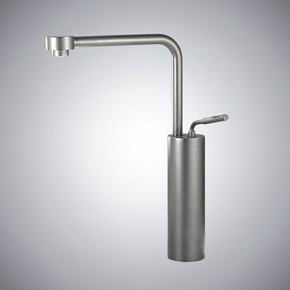 Fontana Denia Modern Single Handle Deck Mounted Brushed Nickel Faucet