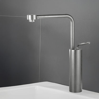 Fontana Denia Modern Single Handle Deck Mounted Brushed Nickel Faucet