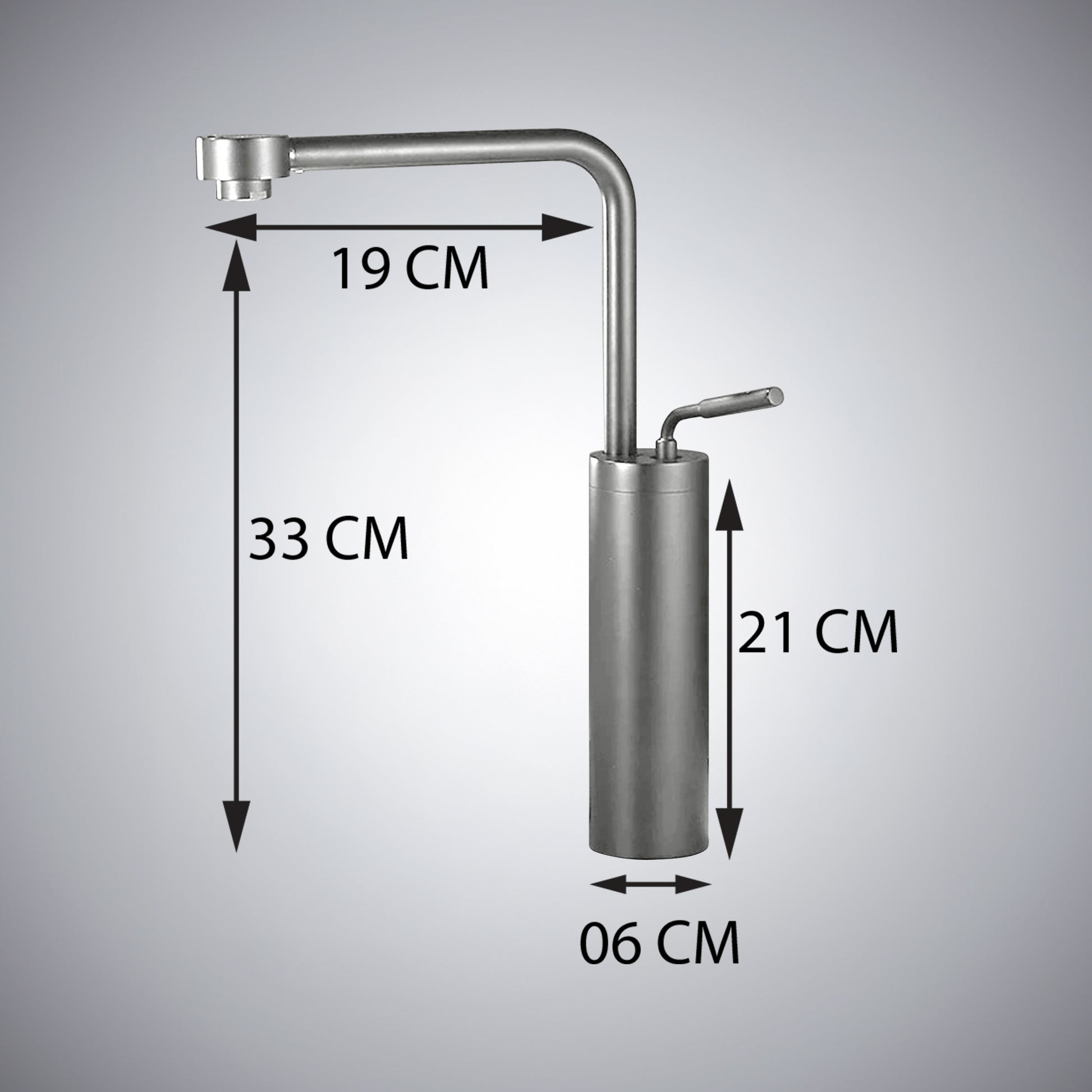 Fontana Denia Modern Single Handle Deck Mounted Brushed Nickel Faucet