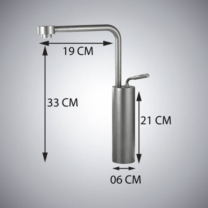 Fontana Denia Modern Single Handle Deck Mounted Brushed Nickel Faucet
