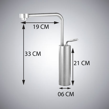 Fontana Denia Modern Single Handle Deck Mounted Chrome Faucet