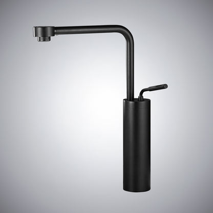 Fontana Denia Modern Single Handle Deck Mounted Matte Black Faucet
