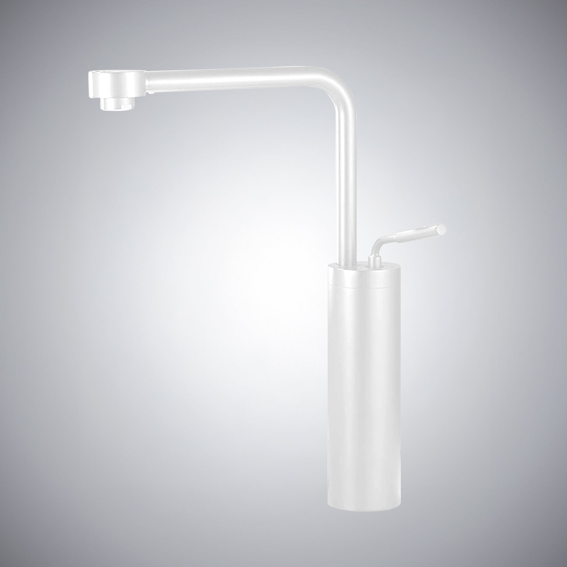 Fontana Denia Modern Single Handle Deck Mounted Matte White Faucet