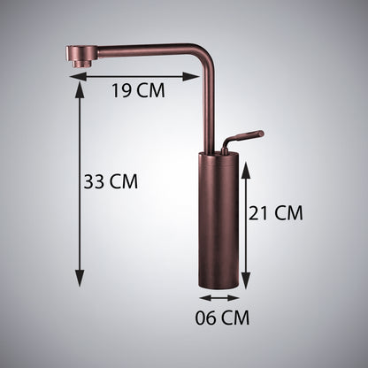 Fontana Denia Modern Single Handle Deck Mounted Oil Rubbed Bronze Faucet