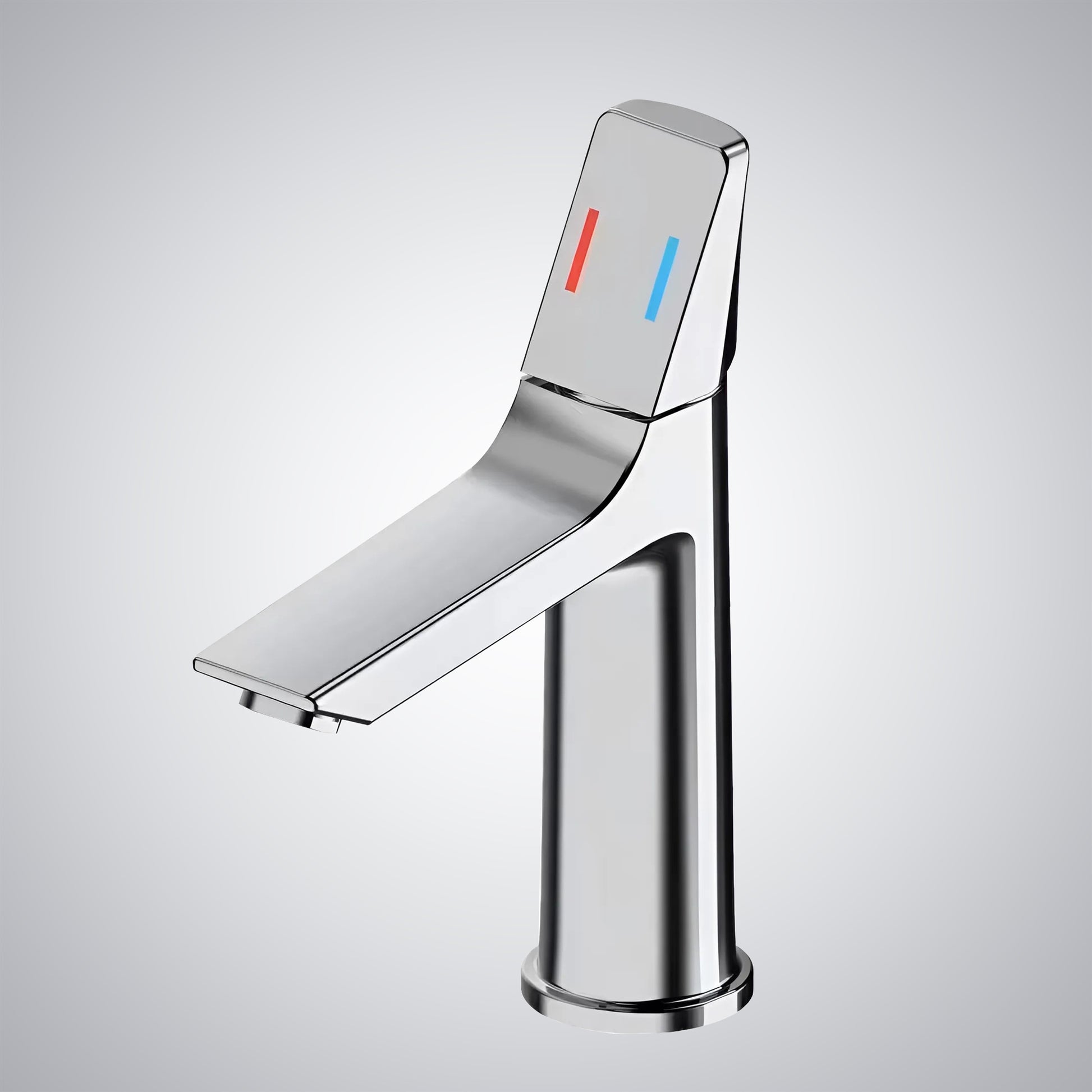 Fontana Digne-Les-Bains Single Handle Stainless Steel Deck Mounted Chrome Basin Faucet