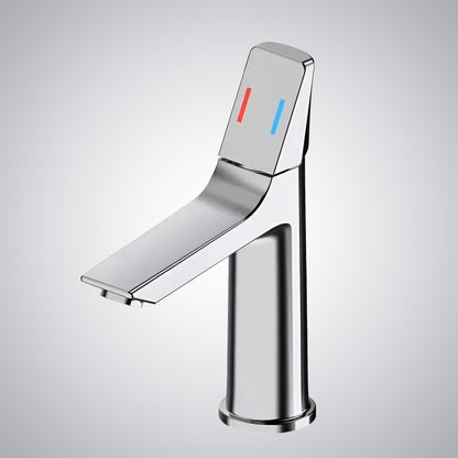 Fontana Digne-Les-Bains Single Handle Stainless Steel Deck Mounted Chrome Basin Faucet