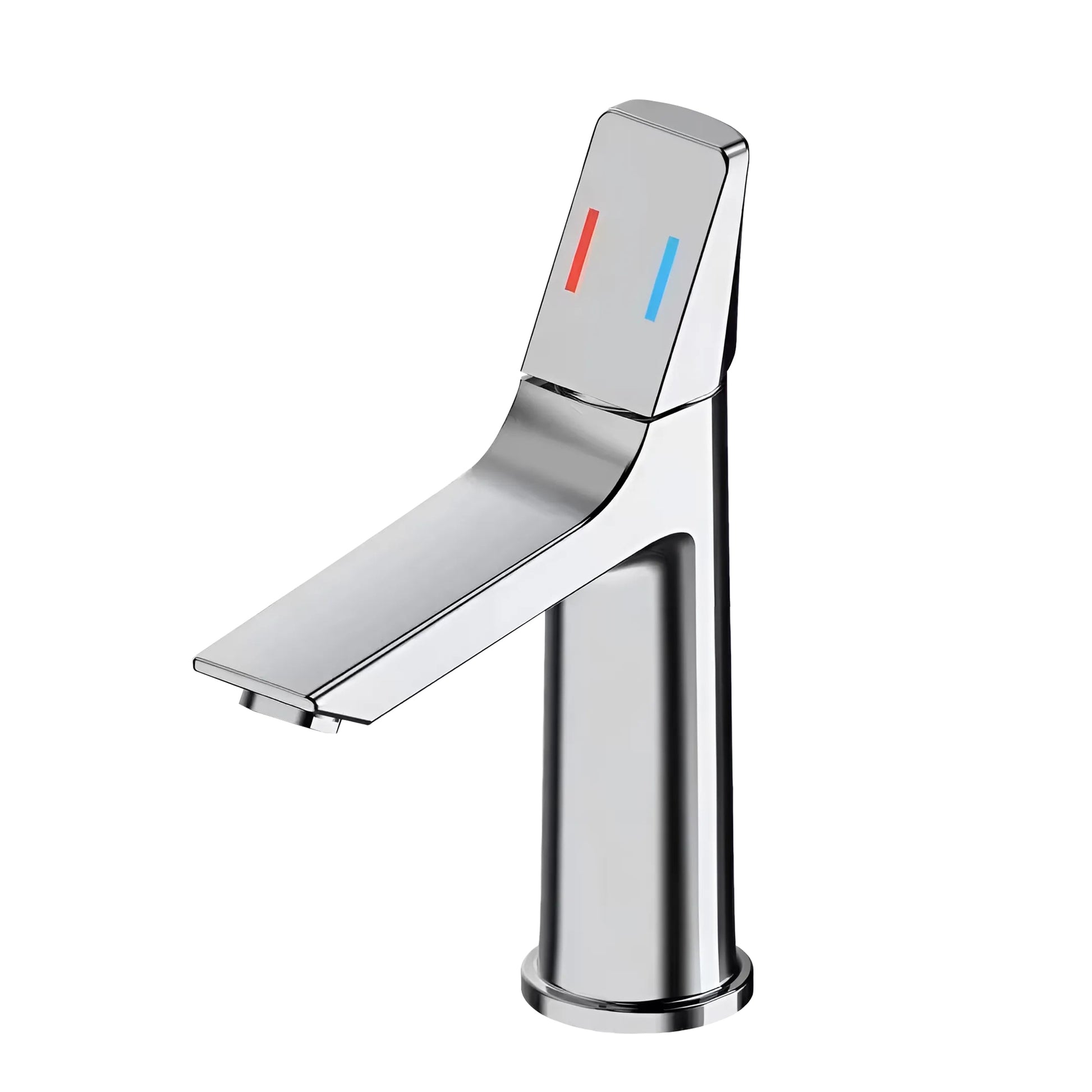 Fontana Digne-Les-Bains Single Handle Stainless Steel Deck Mounted Chrome Basin Faucet