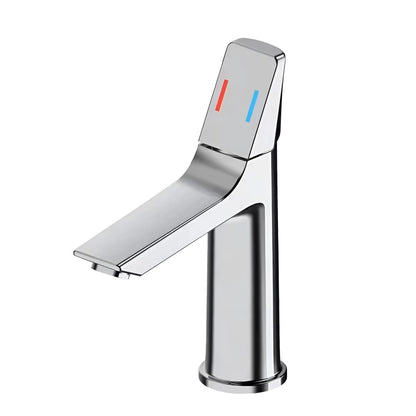 Fontana Digne-Les-Bains Single Handle Stainless Steel Deck Mounted Chrome Basin Faucet