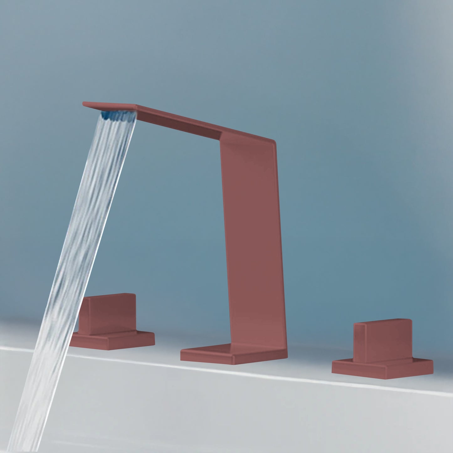 Fontana Duronia Deck Mounted Dual Handle Oil Rubbed Bronze Sink Faucet