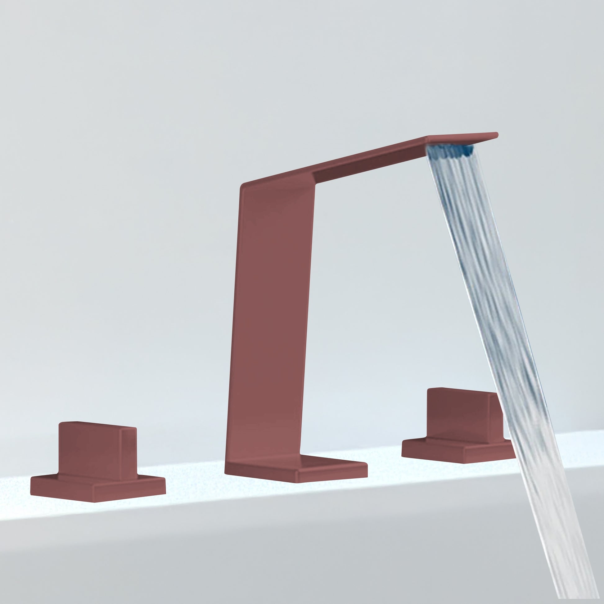 Fontana Duronia Deck Mounted Dual Handle Oil Rubbed Bronze Sink Faucet