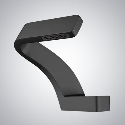Fontana Epernay Unique Waterfall Single Hole Touchless Black Faucet