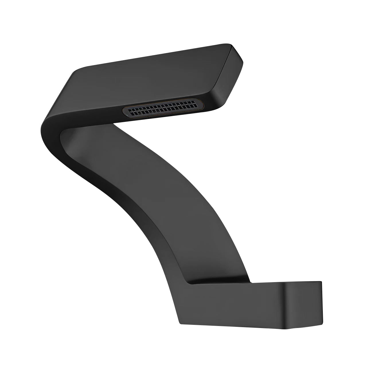 Fontana Epernay Unique Waterfall Single Hole Touchless Black Faucet