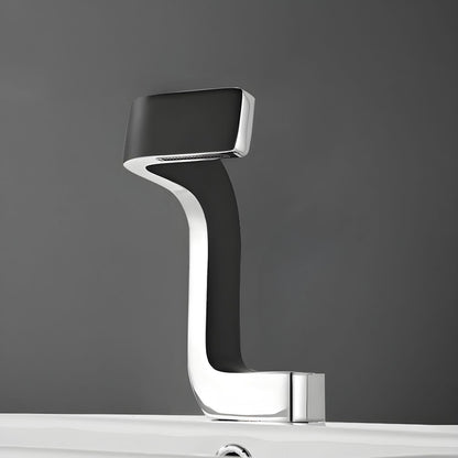 Fontana Epernay Unique Waterfall Single Hole Touchless Light Silver Faucet