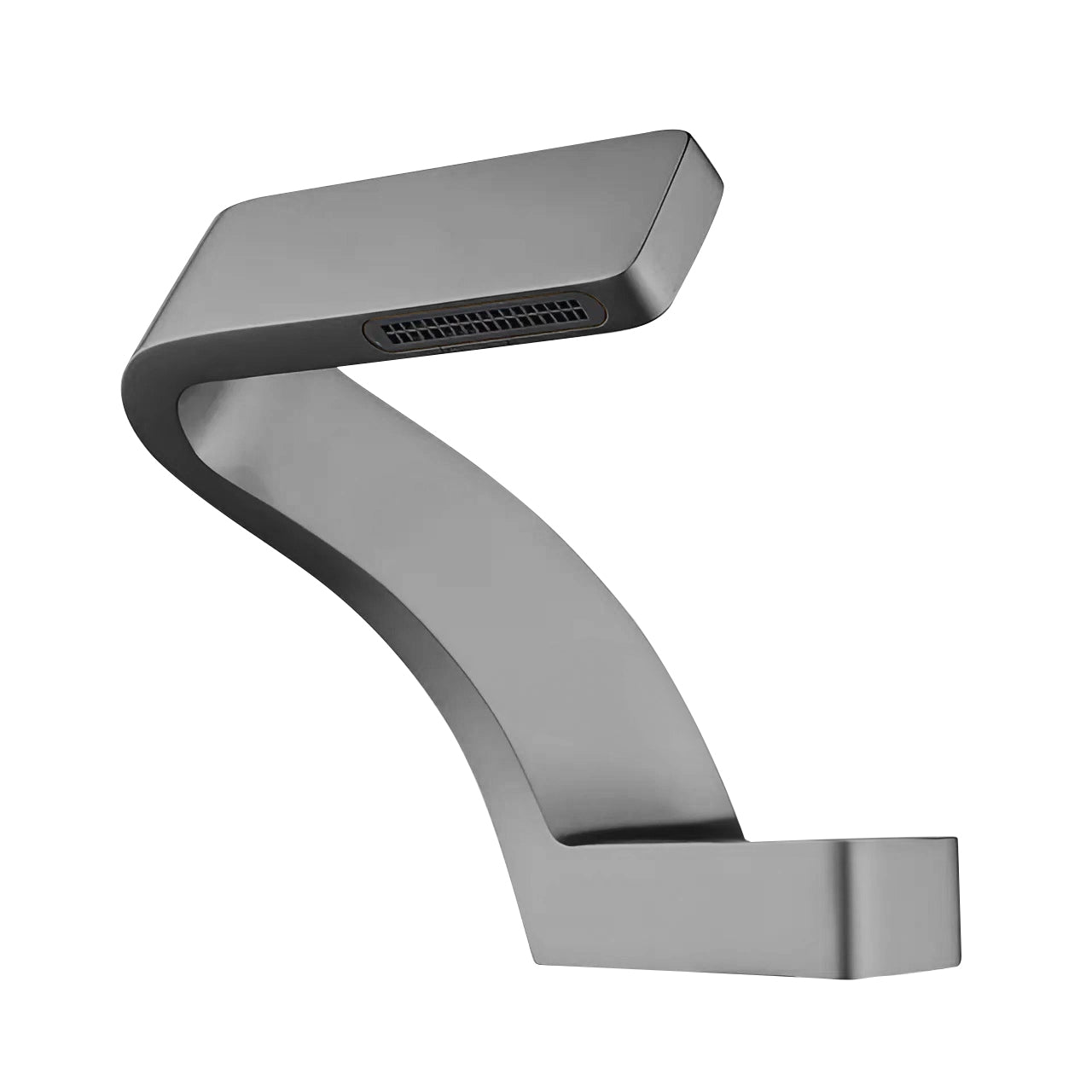 Fontana Epernay Unique Waterfall Single Hole Touchless Light Silver Faucet