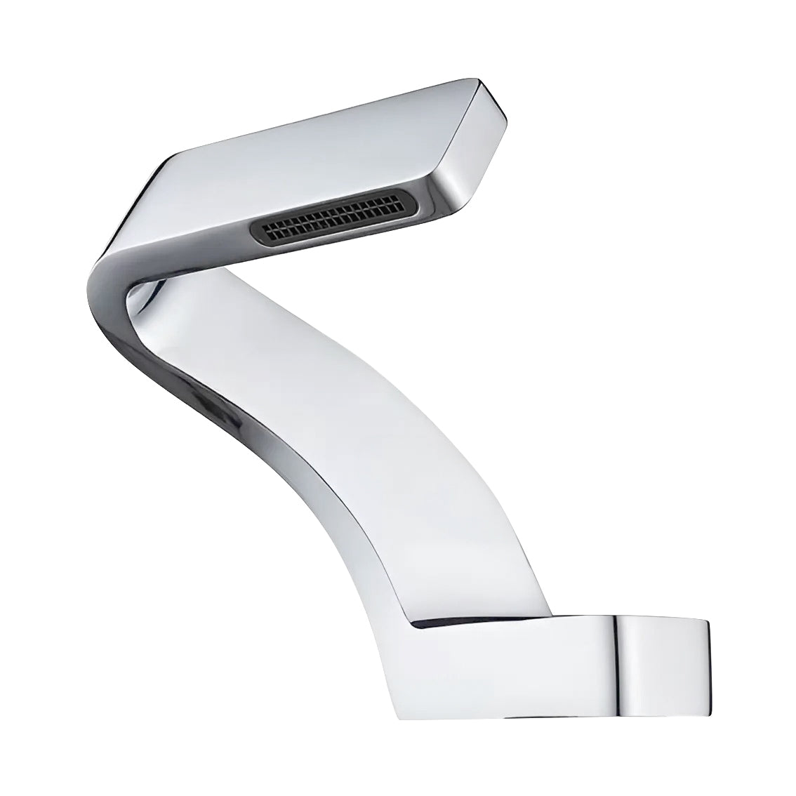 Fontana Epernay Unique Waterfall Single Hole Touchless Silver Faucet