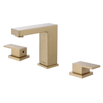 Fontana Epinay 2.1 GPM Double Lever Handle Deck Mounted Brushed Gold Faucet