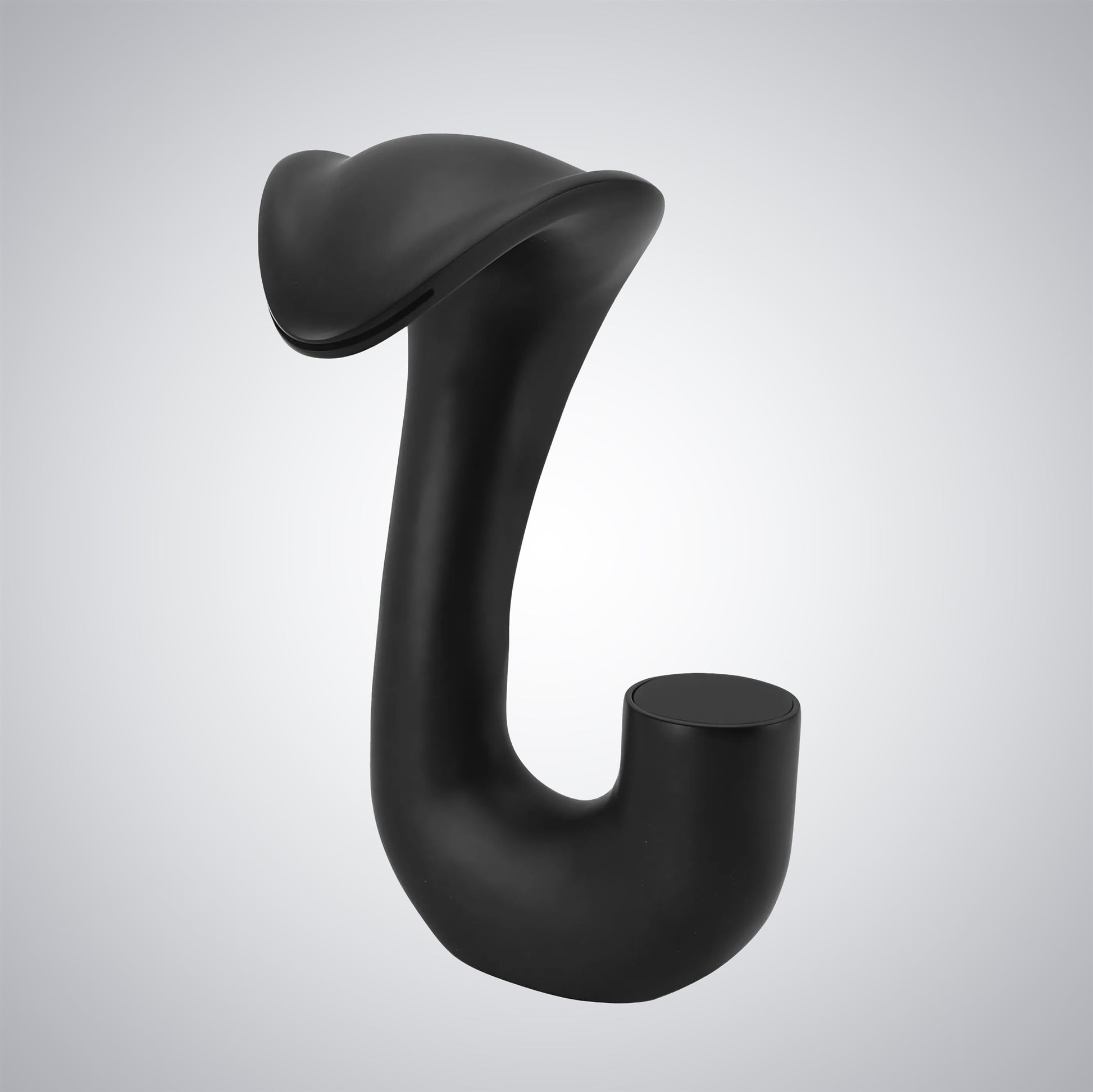 Fontana Fecamp Waterfall Touchless Black Basin Faucet