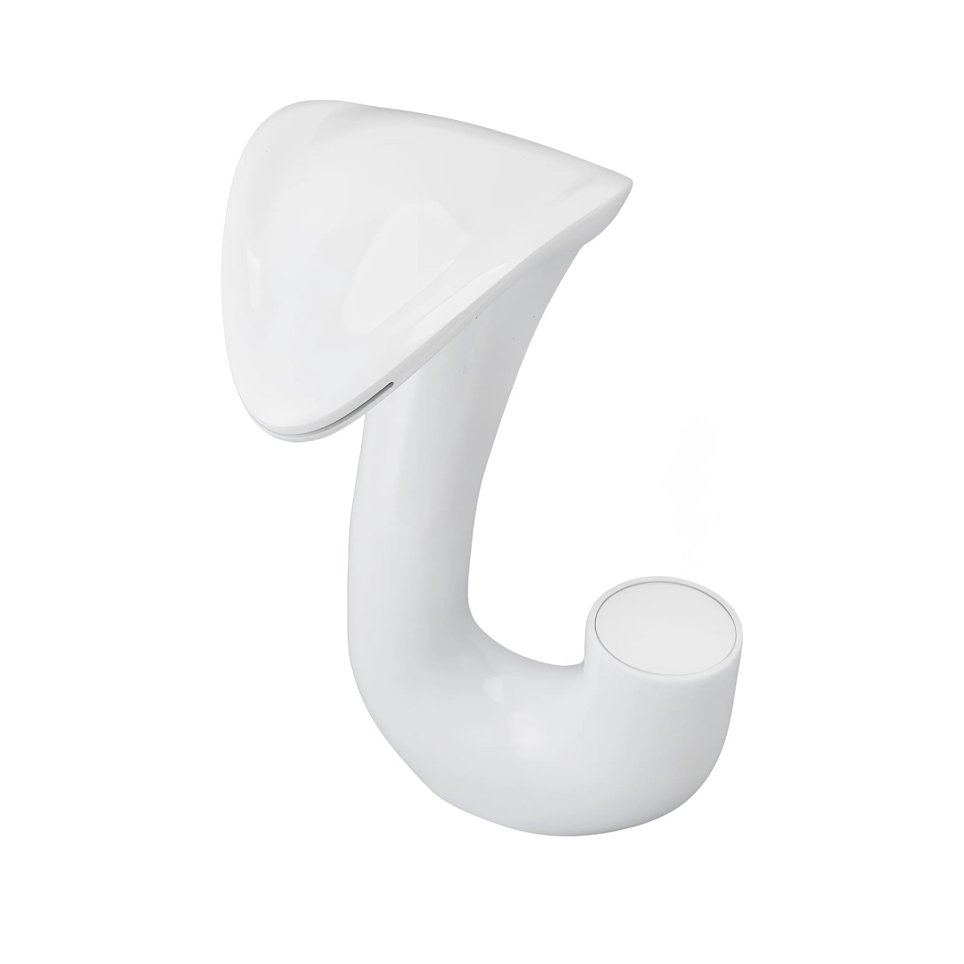 Fontana Fecamp Waterfall Touchless White Basin Faucet