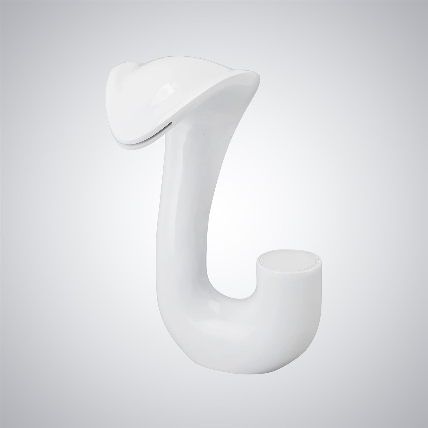 Fontana Fecamp Waterfall Touchless White Basin Faucet