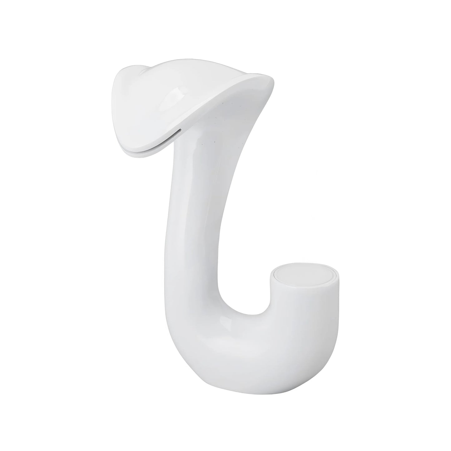 Fontana Fecamp Waterfall Touchless White Basin Faucet