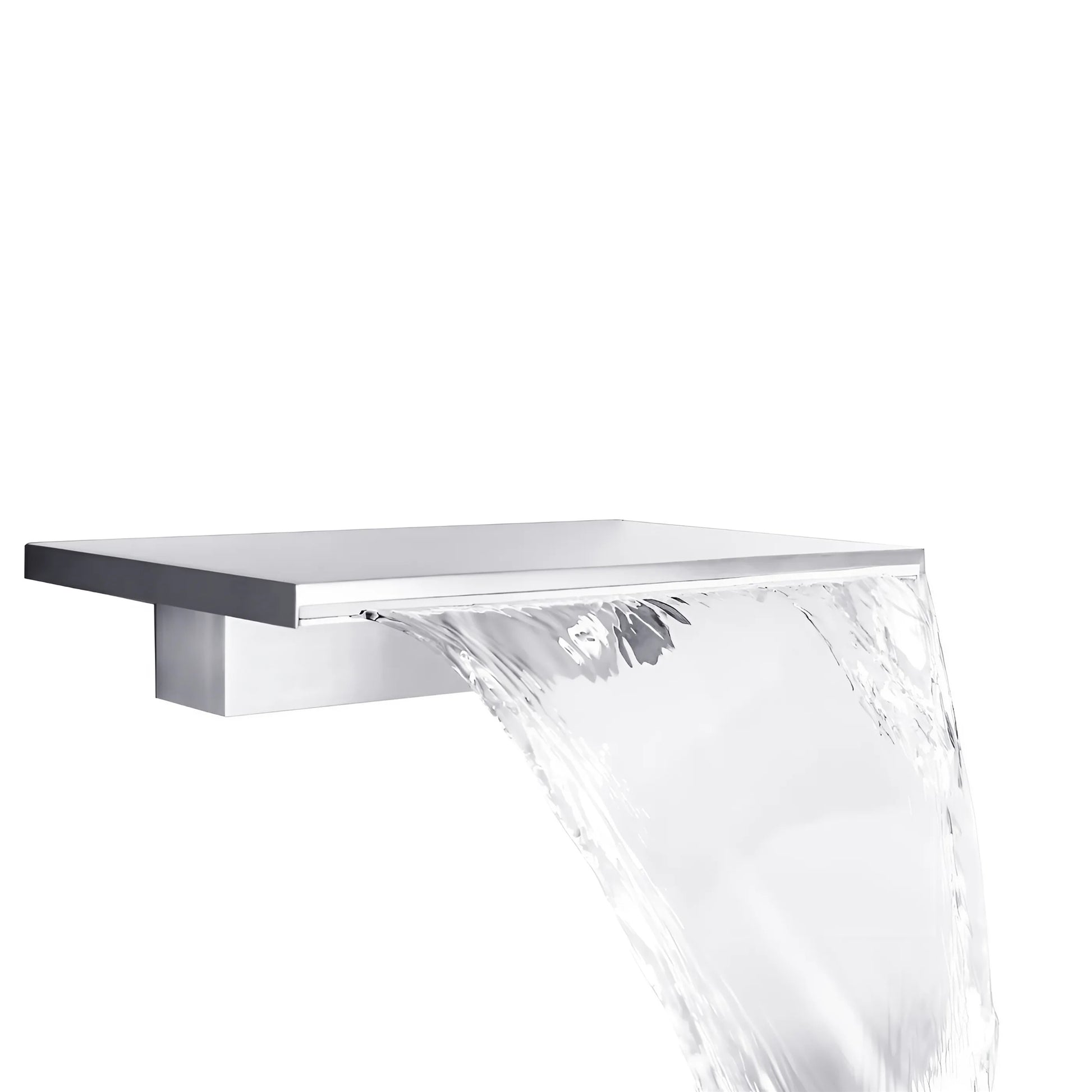 Fontana Firgas Wall Widespread Mount Single Handle Chrome Faucet