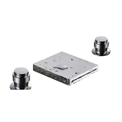 Fontana Florante Wide Spout Chrome Deck Mounted Bathtub Faucet