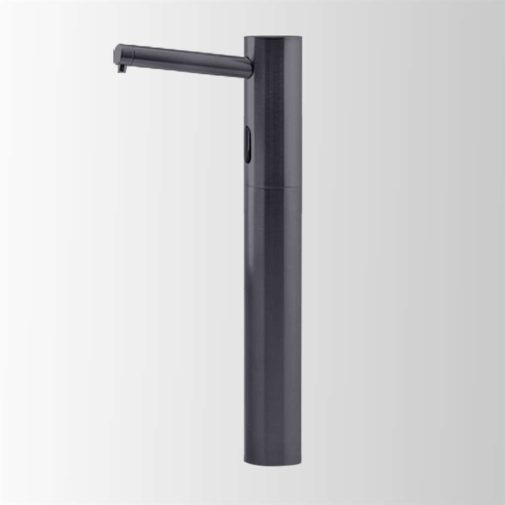 Fontana Geneva Touchless Deck Mount Matte Black Soap Dispenser