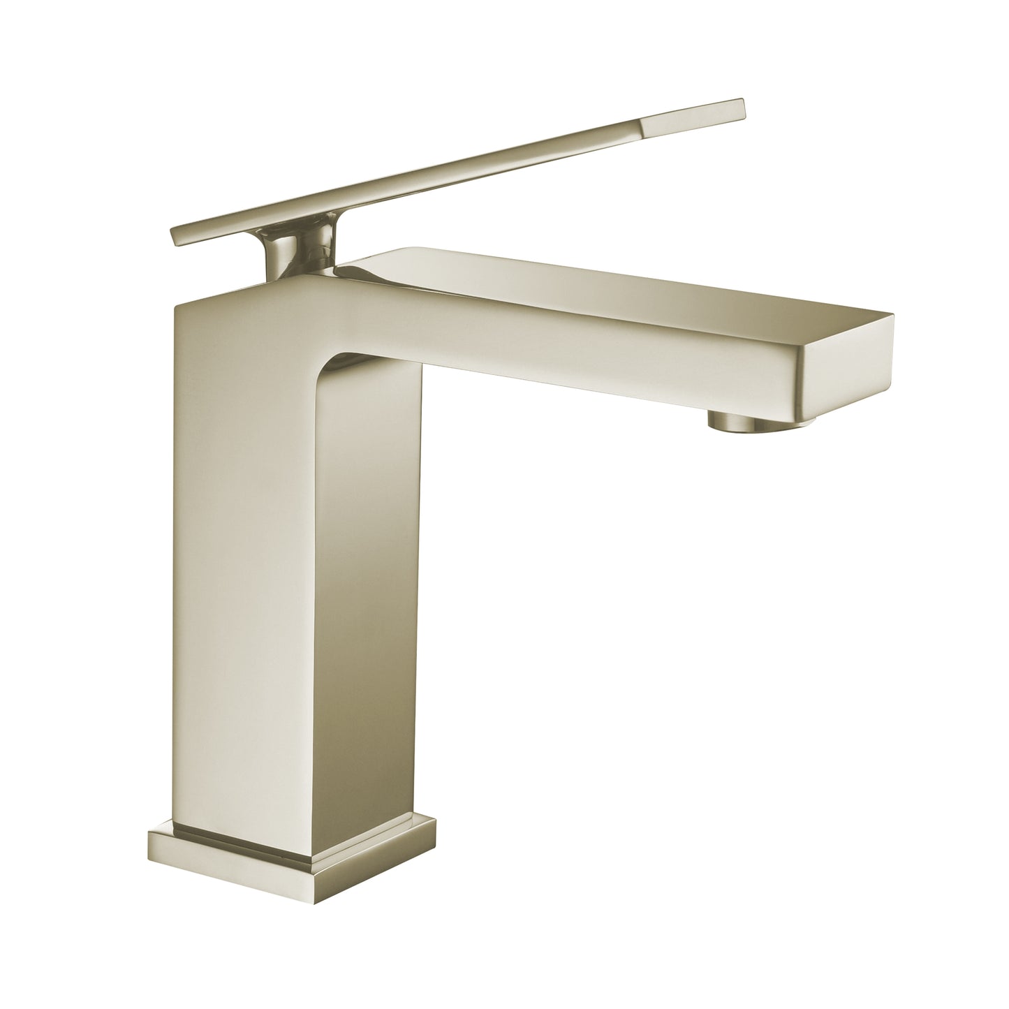 Fontana Lanusei 1.2 GPM Single Handle Deck Mounted Champagne Faucet