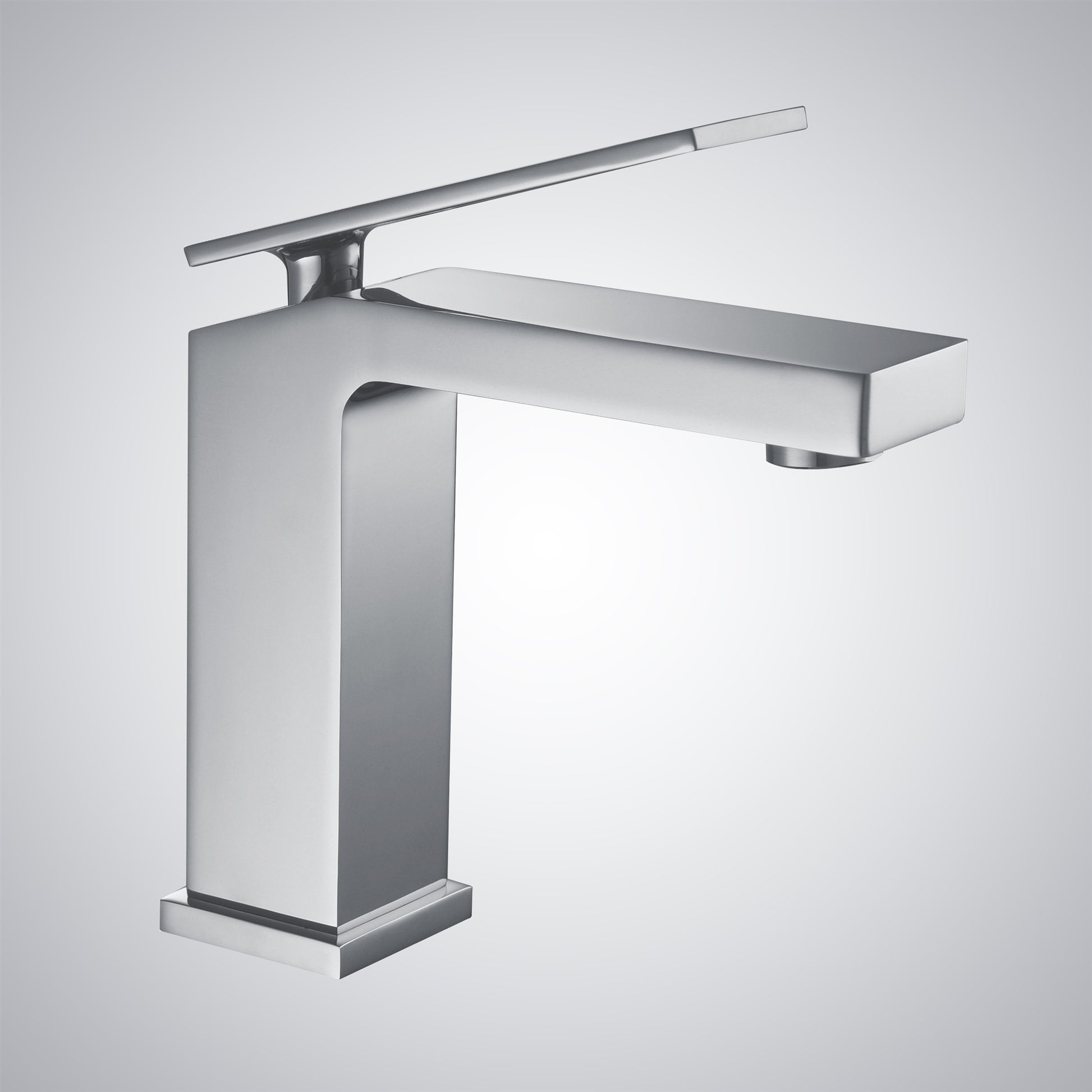 Fontana Lanusei 1.2 GPM Single Handle Deck Mounted Chrome Faucet